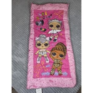 L.O.L. Surprise! Remix Kids 45 Degree Sleeping Bag Pink 28" x 56" Age 4+
